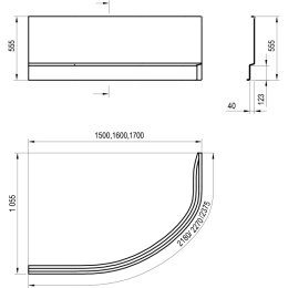 Передняя панель Ravak (CZJ1200AN0)