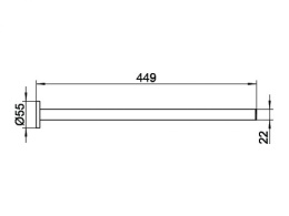 Полотенцедержатель Keuco Plan 14920010000, хром