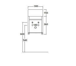 Консоль под раковину Galassia Plus Design (6049)