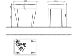 Пуфик на ножках La Belle A591 10DJ