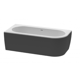 Акриловая ванна 180x80 Cezares (SLIM CORNER-180-80-60-R-W37-SET), прямоугольная