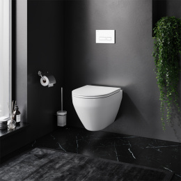 Инсталляция + унитаз + клавиша Am.Pm Spirit 2.0 (IS47001.701700) белый, синий