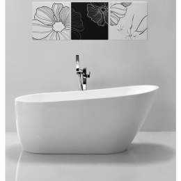 Акриловая ванна 170x75 BelBagno (BB62-1700), округлая