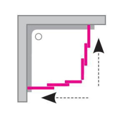 Душевой уголок Ravak Supernova (15V30102ZG), белый
