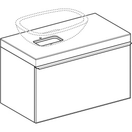 Geberit Citterio 500.560.JJ.1 Тумба для раковины, с ящиками выдвижными