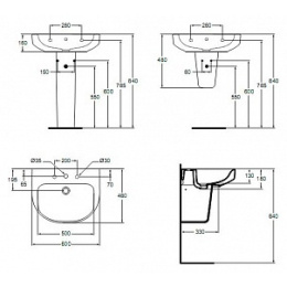 Раковина Ideal Standard Playa J491401
