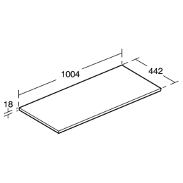 Столешница 100 см Ideal Standard CONNECT AIR E0851PS
