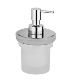 Фото Stella Lucilla Дозатор для мыла стекло матовое D020 цвет: хром