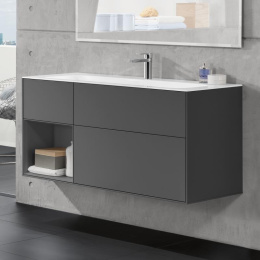 Villeroy Boch Finion F060GKGK Тумба под раковину 1196х498 мм (anthracite matt/anthracite matt)
