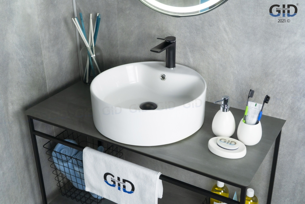 Раковина накладная Gid N9008b