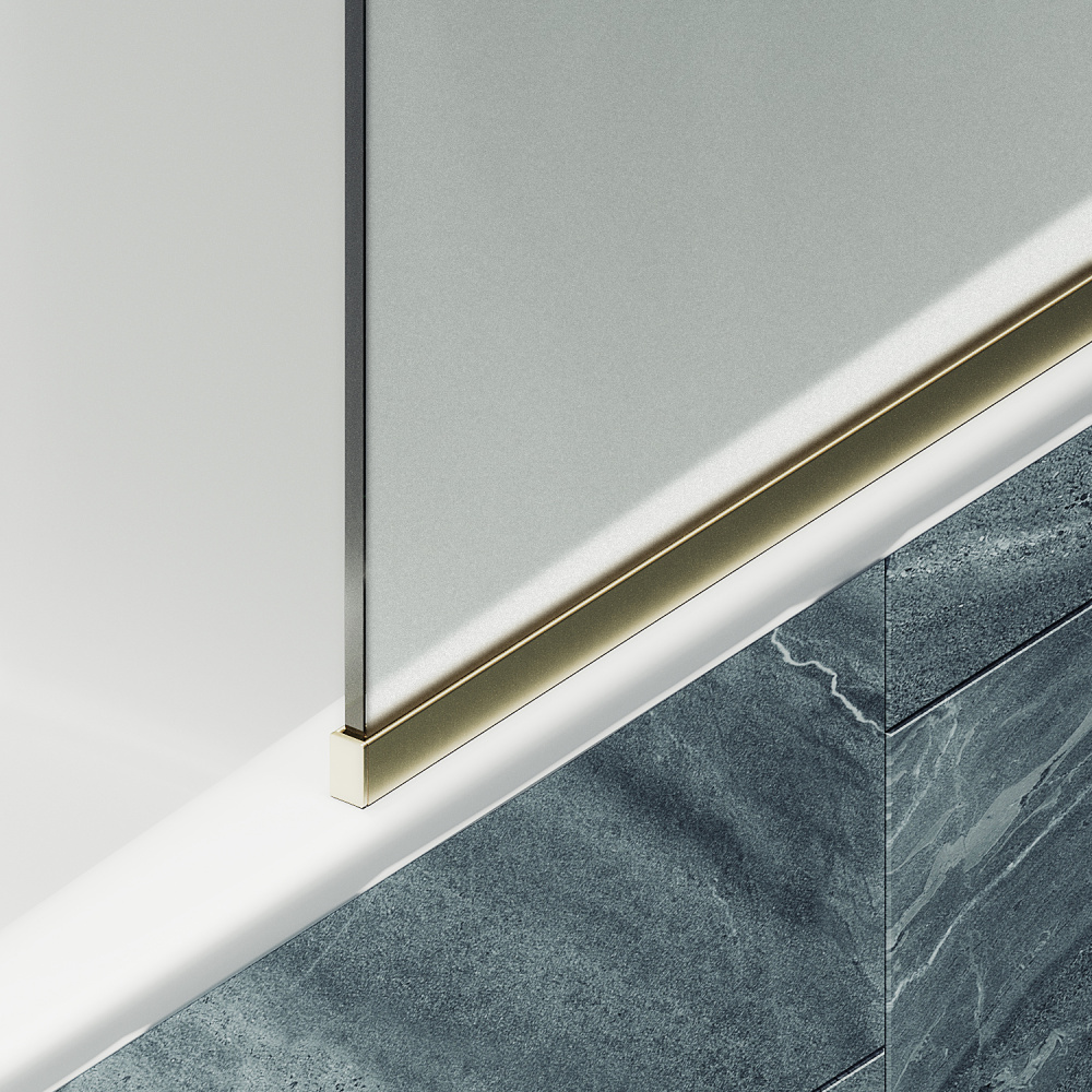 Фото Шторка на ванну Maybah Glass MGV-90-3у в узком профиле