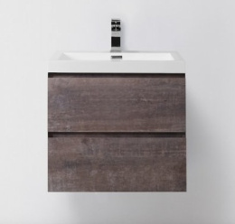 Фото Тумба под раковину BelBagno Luce LUCE-600-2C-SO-PT, 60 х 48 х 50 см, цвет серый камень (stone)