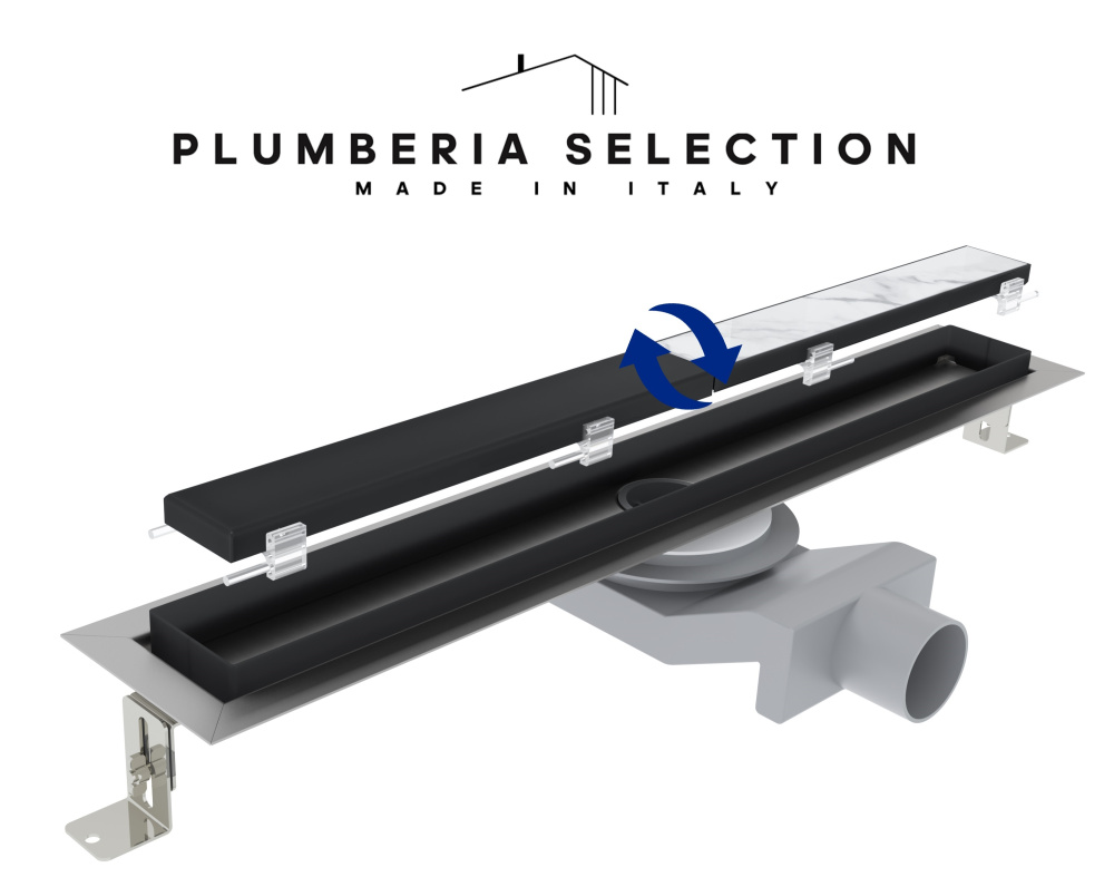 Душевой трап Plumberia Selection PST IN-TILE PST100NO