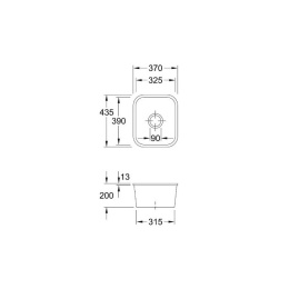 Мойка керамическая Cisterna 45 6704 01I4