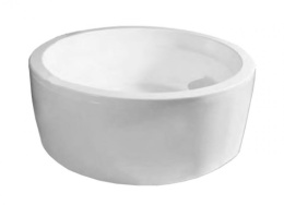 Акриловые ванны 180 см Акриловая ванна 180x180 Vagnerplast (VPBA180RON9X-04), круглая