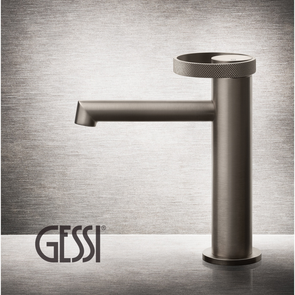 Смеситель для раковины Gessi Anello (63301#149) никель брашированный