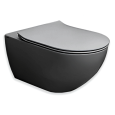 Унитаз подвесной HATRIA CENTRICA A0Y9DE08 безободковый, антрацит матовый