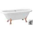 Акриловая ванна BelBagno BB21-BRN, 180 х 89 см, слив-перелив и ножки бронза