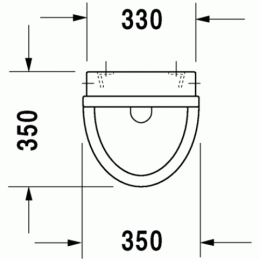 Писсуар Duravit Starck 3 0821350007, белый