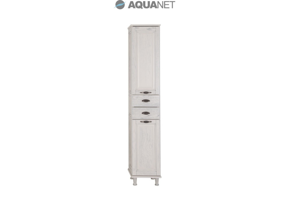 Шкаф-пенал Aquanet Тесса 35 жасмин/серебро