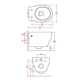 Подвесной унитаз ArtCeram Step (STV003 01 00) белый