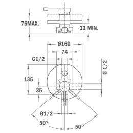 Teka Alaior 551710200 Смеситель для ванны