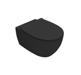 Фото Сиденье с крышкой для унитаза Globo 4ALL (MDR20.AR) черный, матовый