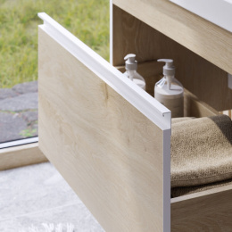 Фото Тумба под раковину Aqwella Urban 80 URB0108DD подвесная Дуб Давос