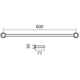 Фото Держатель полотенца Cisal Xion XI090100D1