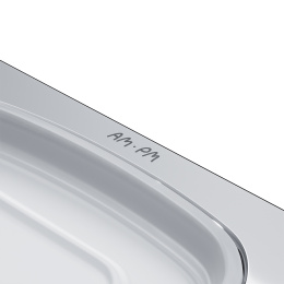 Стеклянная мыльница Am.Pm Sensation (A3034200) хром