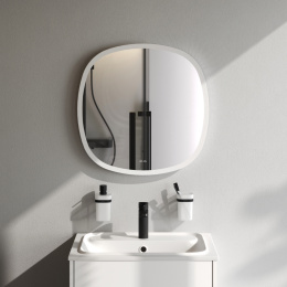 Фото Зеркало LED-подсветкой Am.Pm Func (M8FMOX0601WGS) Серый металлик