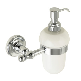 Фото Дозатор жидкого мыла Migliore Mirella 17234 керамика, хром