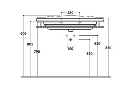 Держатель полотенца Globo Paestum (PAPC23) хром