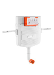 Бачок скрытого монтажа Vitra (742-1740-01/740-0580) хром, белый