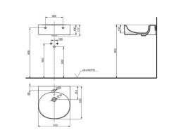 Фото Раковина подвесная Toto NC L766CE