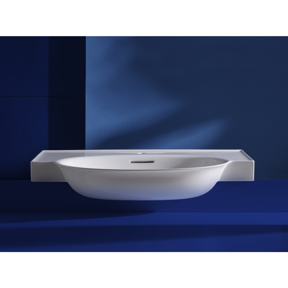 Раковина Laufen New Classic 8.1385.3.000.109.1 60 х 48 х 16.5 см, SaphirKeramik, без отверстия, белы