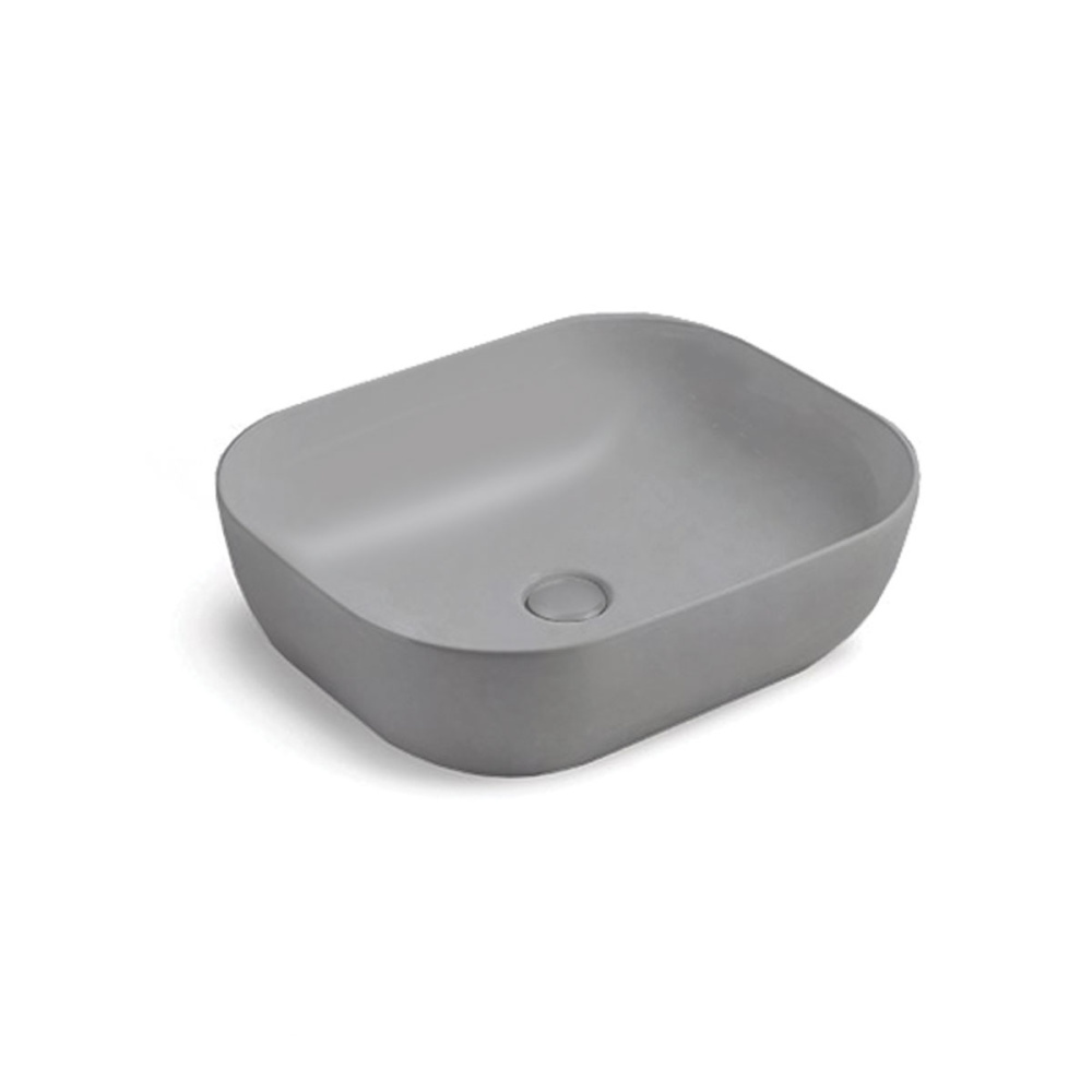 Фото Раковина керамическая Vincea (VBS-101MG) матовый серый