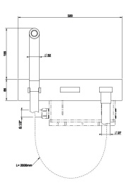 Шланг для обливания Gessi Water Tube Kneipp (32932#031) черный