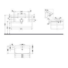 Комплект мебели Duravit Happy D.2 Plus HP4638O8080