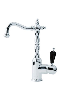 Фото Смеситель для умывальника Boheme Tradizionale Nero (242) хром