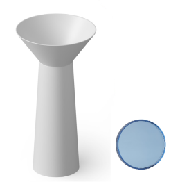 Фото Раковина напольная DEA Design Pedestal Basin (DD2022 480 R7) Royal Blue