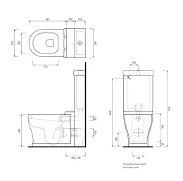Фото Ceramica CIELO OPERA OPCM+SHMECX - Керамический бачок, моноблок (цвет - белый)