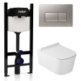 KIT VSCrM 5486 Slim P1 Комплект инсталляции 4 в 1, WINNER S BLOCK VS0853202, унитаз MEG11PRO 5486, к