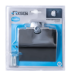 Держатель туалетной бумаги FIXSEN Kvadro (FX-61310) хром