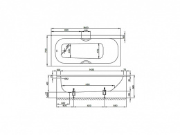 Ванна стальная 160 х 70 см Bette Form (2942-000 AD) с шумоизоляцией
