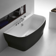 Акриловая ванна 165x80 BelBagno (BB74-NERO), прямоугольная