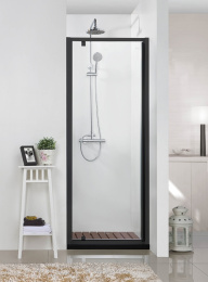 Душевая дверь в нишу Bravat Blackline (BD100.4111B) 900х2000