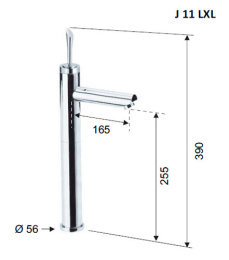 Смеситель Remer для раковины RR J11LXL