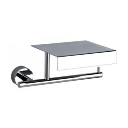Фото Держатель туалетной бумаги Gessi Minix (15549#031) с полочкой, хром