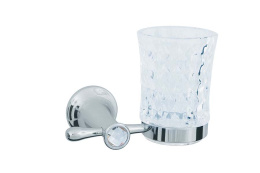 Фото Стакан для зубных щеток Boheme Puro (10704) хром